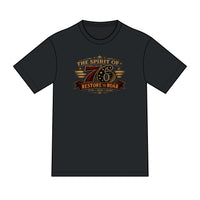 Christian Patriotic T-Shirt | Spirit of '76 Restore & Roar Essentials | Liberty-In-One | Liberty & Victory
