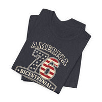 Patriotic T-Shirt | America 1776 Bicentennial 76 Essentials | Liberty-In-One | Liberty & Victory