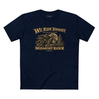 Patriotic Faith | We Ride Tonight — Midnight Rider: The Ride Continues — Premium Front + Back 1775 T-Shirt | Veteran-Owned Small Business | Liberty & Victory Co.