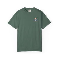 Christian T-Shirt | Still Waters | He Restores My Soul | Psalm 23 | Mountain Lake + Cross | Wonder & Wander | Signature Line | Veteran-Owned | Liberty & Victory Co.