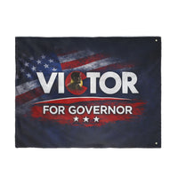 Patriotic Campaign Flag | Victor Marx Colorado Governor Double-Sided Outdoor Flag | Liberty & Victory