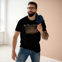 Patriotic T-Shirt | Our Flag Was Still There | Distressed American Flag Tee | Liberty & Victory