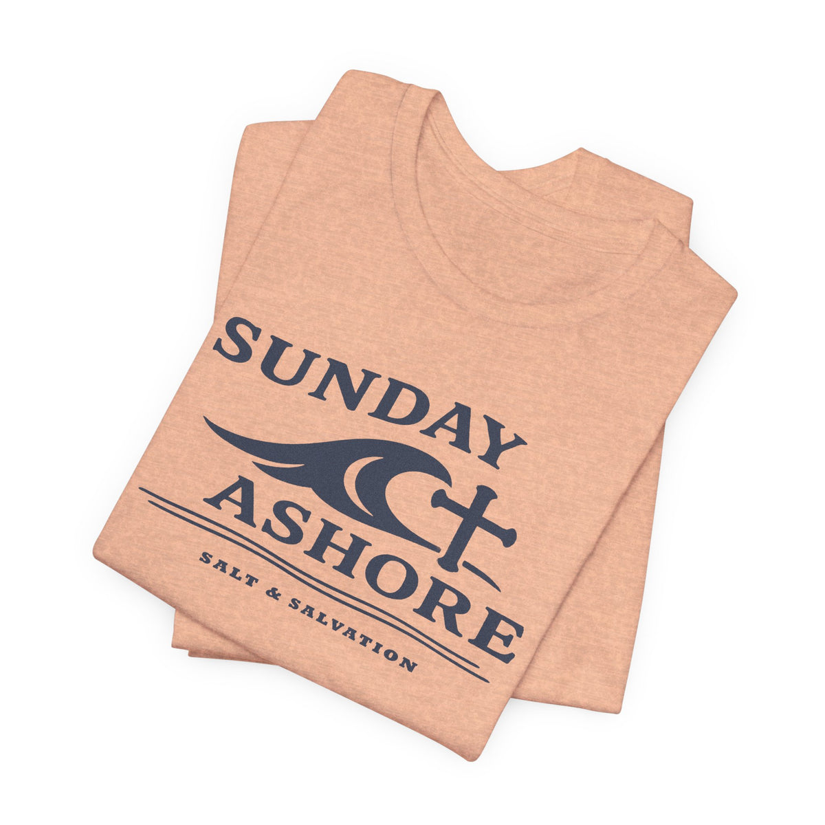 Sunday Ashore Tee | Coastal Surf Faith T-Shirt