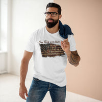Patriotic T-Shirt | Our Flag Was Still There | Distressed American Flag Tee | Liberty & Victory