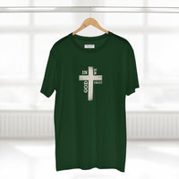 Christian T-Shirt | Rustic Wood Cross In God We Trust Faith Tee | Veteran-Owned | Liberty & Victory Co.