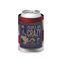 Patriotic Can Cooler 2-Pack |  2-Pack God Is Great Beer Is Good & American Dominance in Milan | Liberty & Victory Co