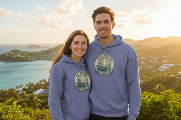 Christian Coastal Hoodie | Salt & Salvation SlackTide Sweatshirt | Liberty & Victory