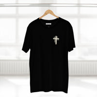 Cross & Flag 1776-2026 Front Back Graphic T-Shirt