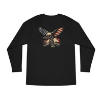 Patriotic Long Sleeve Tee | One Nation Under God Eagle & Rider | ONUG × OMR | Veteran-Owned | Liberty & Victory Co.