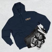 Christian | Walk by Faith — Front + Back Hoodie 2 Cor 5:7 Mountain Scripture Pullover | Veteran-Owned Small Business | Liberty & Victory Co.