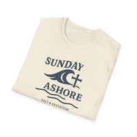 Coastal Faith T-Shirt | Sunday Ashore Essential Tee | Salt & Salvation | Liberty & Victory
