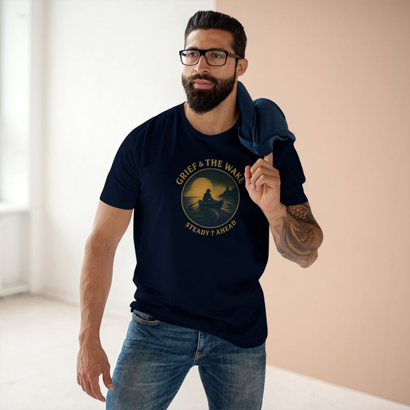 Christian Faith T-Shirt | Grief & The Wake Steady Ahead Essentials | Salt & Salvation | Liberty & Victory