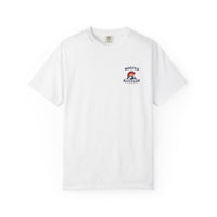 Christian T-Shirt | Rooted at Altitude | Front + Back | Cross + Mountain Roots | Faith • Family • Freedom | Wonder & Wander | Signature Line | Veteran-Owned | Liberty & Victory Co.