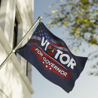 Patriotic Campaign Flag | Victor Marx Colorado Governor Double-Sided Outdoor Flag | Liberty & Victory