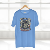 America 250 T-Shirt | Selfless Leadership Washington & Trump | Patriotic Christian Apparel | Liberty & Victory