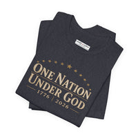 Patriotic T-Shirt | One Nation Under... 1776 Essential Line | Liberty-In-One | Liberty & Victory