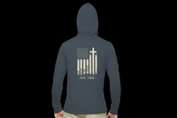 Christian Patriotic Hoodie | In God We Trust Front & Back Eco-Blend Long-Sleeve Pullover | Liberty & Victory