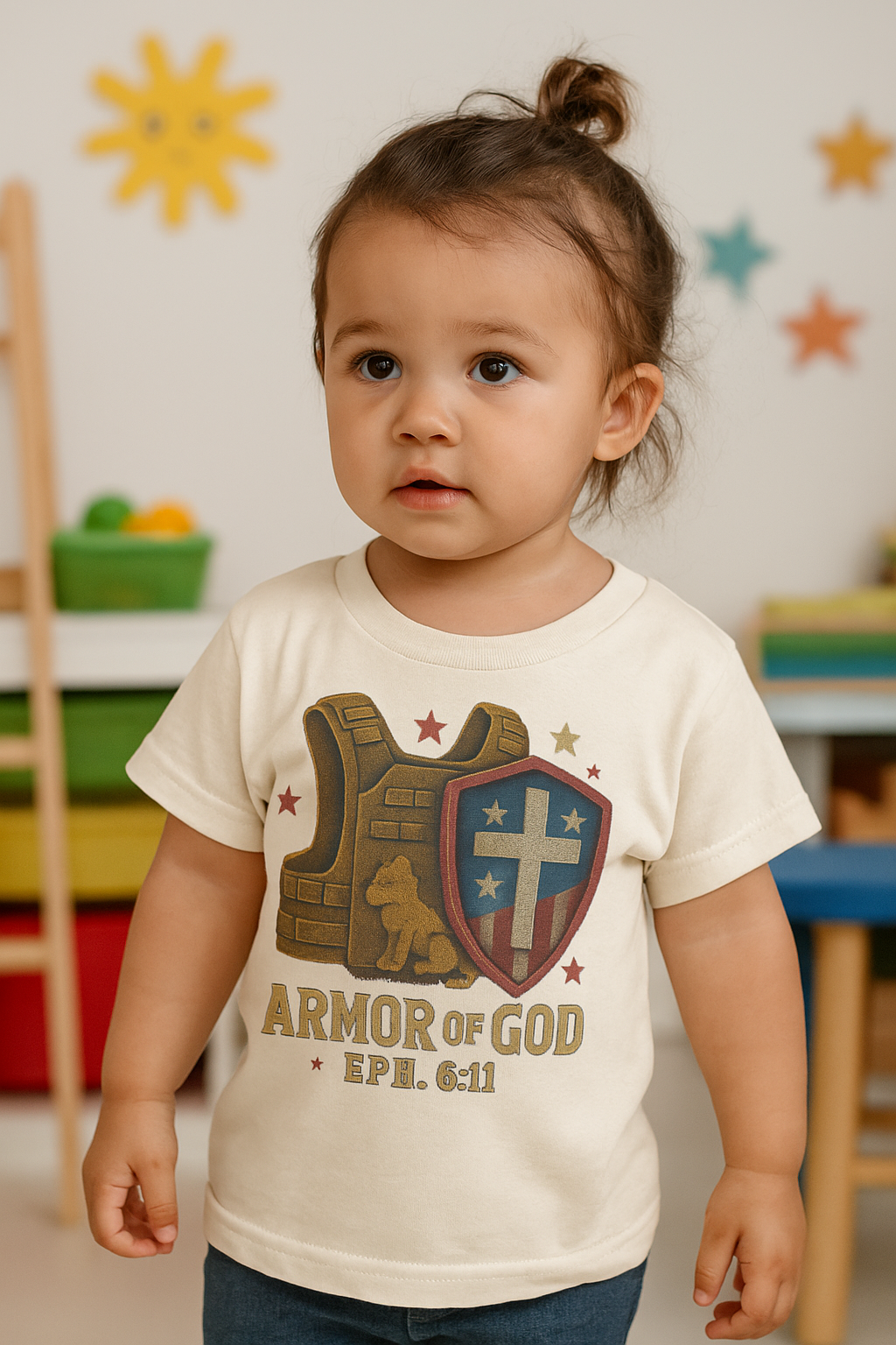 Armor of God Classic Tee – Eph. 6:11-Allegiance Kids Collection