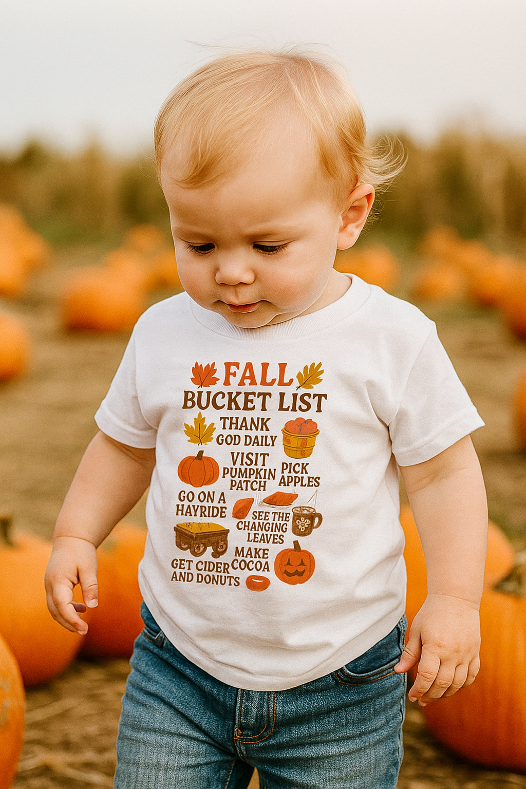 Tee – Fall Bucket List Toddler T-Shirt