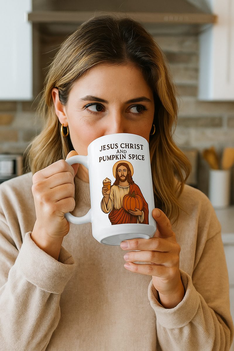 Pumpkin Spice Season 15oz White Mug