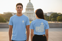 Cross & Flag Premium Tee | Liberty-In-One