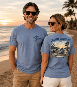 Coastal Faith T-Shirt | Starting Over | Salt & Salvation | Liberty & Victory Co.