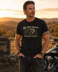 Midnight Rider "We Ride Tonight" Tee — Revere 1775 Signature Edition