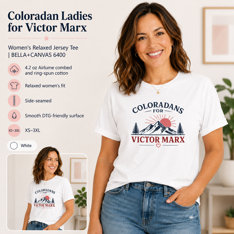 Victor Marx for Colorado | Coloradan Ladies Official Group Tee | CFVM | Liberty & Victory Co.