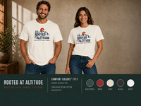 Mountain Faith | Rooted at Altitude — Colorado Edition T-Shirt | Built on Faith. Family. Freedom. | Veteran-Owned | Liberty & Victory Co.