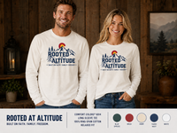 Mountain Faith | Rooted at Altitude — Colorado Edition Long Sleeve Tee | Built on Faith. Family. Freedom. | Veteran-Owned Small Business | Liberty & Victory Co.