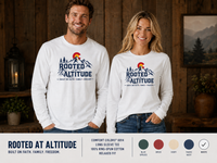 Mountain Faith | Rooted at Altitude — Colorado Edition Long Sleeve Tee | Built on Faith. Family. Freedom. | Veteran-Owned Small Business | Liberty & Victory Co.