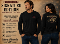 Patriotic Faith | Revere Edition Midnight Ride Heritage Long-Sleeve | Liberty & Victory Co.