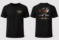 Christian Faith | Stand Firm — The Battle Is Not Yours · 2 Chron 20:15 Signature Tee| Veteran-Owned Small Business | Liberty & Victory Co.