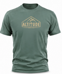 Mountain Faith | Altitude — Heritage Altitude T-Shirt Faith Tee | Veteran-Owned Small Business | Liberty & Victory Co.