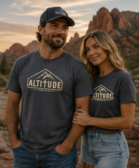 Mountain Faith | Altitude — Heritage Altitude T-Shirt Faith Tee | Veteran-Owned Small Business | Liberty & Victory Co.