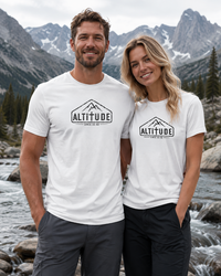 Mountain Faith | Altitude — Heritage Altitude T-Shirt Faith Tee | Veteran-Owned Small Business | Liberty & Victory Co.