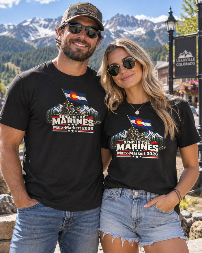 Send in the Marines Colorado Flag T-Shirt