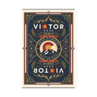 Patriotic Poker Cards | Victor — Colorado 150th | Custom Back Design | Liberty-In-One | Signature Line | Liberty & Victory Co.