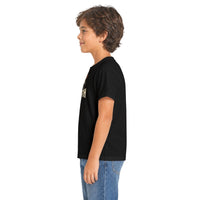 Mountain Faith| Walk by Faith — Two Brothers Youth T-Shirt 2 Corinthians 5:7 Mountain Graphic | Veteran-Owned Small Business | Liberty & Victory Co.