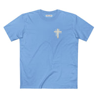 Cross & Flag 1776-2026 Front Back Graphic T-Shirt