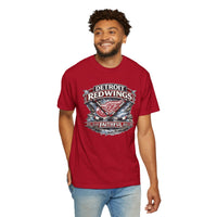 Faith & Sport T-Shirt | Red Wings Faithful Est. 1926 Vintage Graphic Tee | Victory-In-One | Liberty & Victory