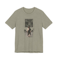 Christian | Straight Outta Nazareth — T-Shirt Jesus Street Graphic Unisex Tee | Veteran-Owned Small Business | Liberty & Victory Co.