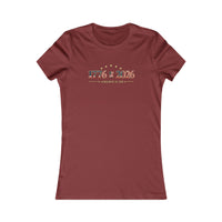 Women's Patriotic T-Shirt | 1776–2026 America 250th Anniversary Faith & Freedom Tee | Veteran-Owned | Liberty & Victory Co.