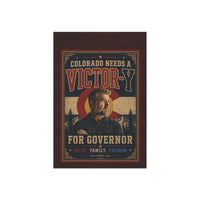 Patriotic Garden Flag | Victor-Y for Governor | Liberty-In-One | Liberty & Victory