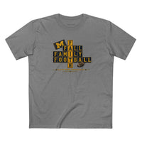 Faith & Sport | Fall Family Football — T-Shirt Faith Runs Through It-Michigan Edition | Game Day Faith Tee | Veteran-Owned Small Business | Liberty & Victory Co.