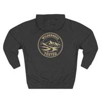 Christian Hoodie | Wilderness Tested | Not All Who Wander Are Lost | Matthew 4:1-2 | Mountain Faith Fleece | Lane Seven Premium | Signature Line | Veteran-Owned | Liberty & Victory Co.