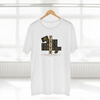 Faith & Sport | Fall Family Football — T-Shirt Faith Runs Through It-Notre Dame Edition | Game Day Faith Tee | Veteran-Owned Small Business | Liberty & Victory Co.