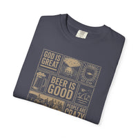 Christian Patriotic T-Shirt | God Is Great, Beer Is Good 1776 Founders Line | Salt & Salvation · Liberty-In-One | Liberty & Victory