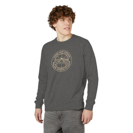 Coastal Faith Crewneck Sweatshirt | Coastal Redemption "Going Fast Enough" French Terry Raglan | Salt & Salvation | Veteran-Owned | Liberty & Victory Co.