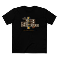 Faith & Sport | Fall Family Football — T-Shirt Faith Runs Through It-Pittsburgh Edition | Game Day Faith Tee | Veteran-Owned Small Business | Liberty & Victory Co.